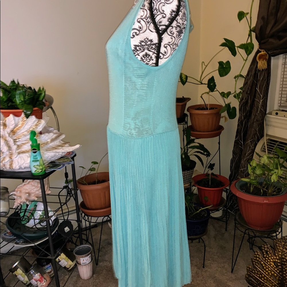 ❤️❤️SALE💜NWT💙SLEEVELESS PLEATED DRESS💚💚 - Picture 7 of 8